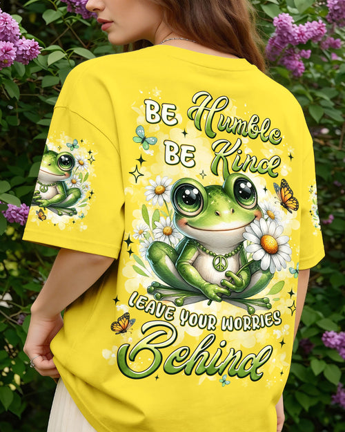 BE HUMBLE BE KIND FROG ALL OVER PRINT - TYLN0107261