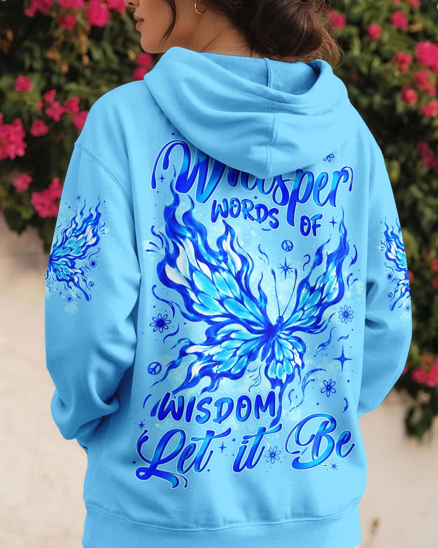 WHISPER WORDS OF WISDOM LET IT BE BUTTERFLY ALL OVER PRINT - TYLN0907263
