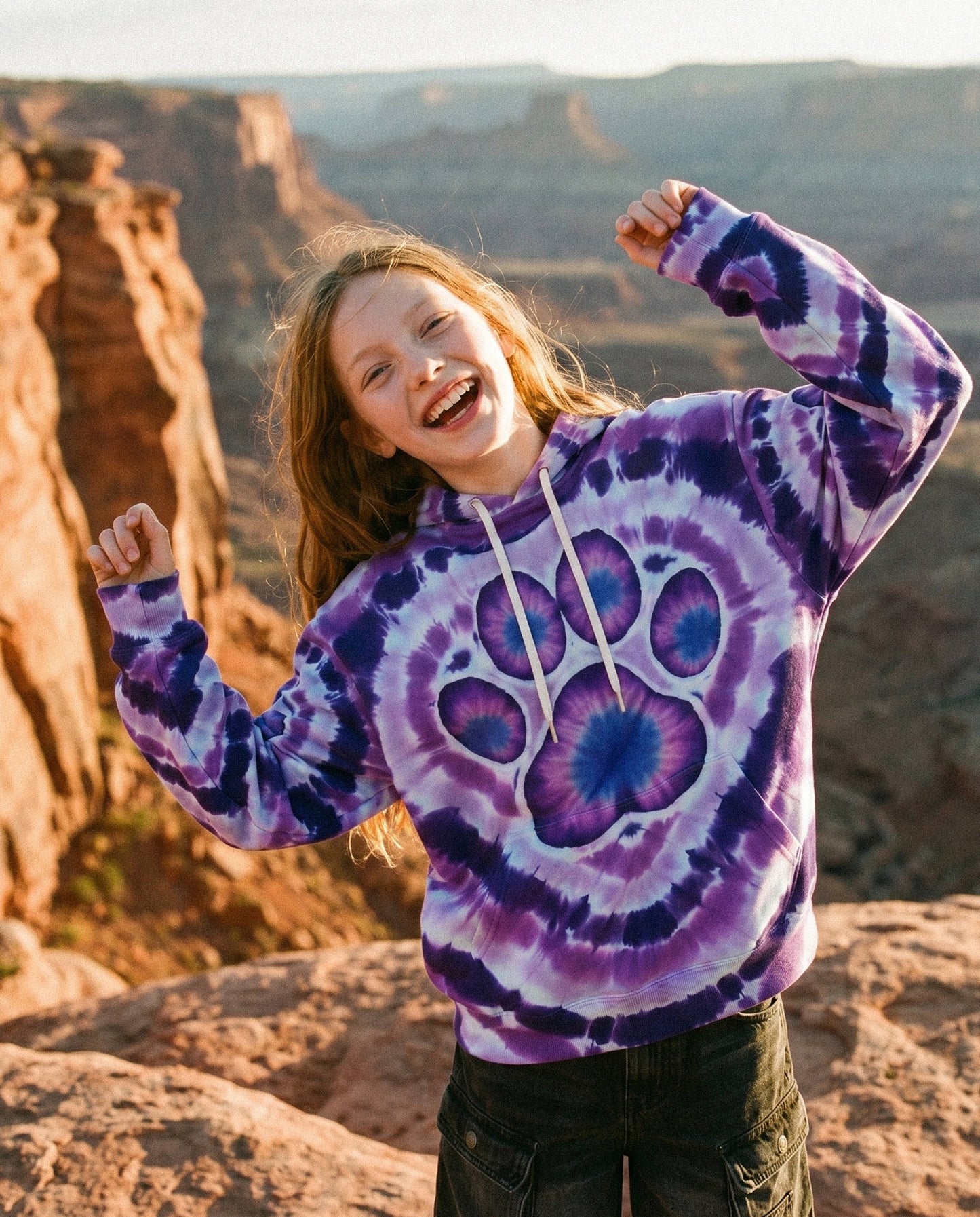 PAW PRINT PURPLE KIDS ALL OVER PRINT - TYQY1106263