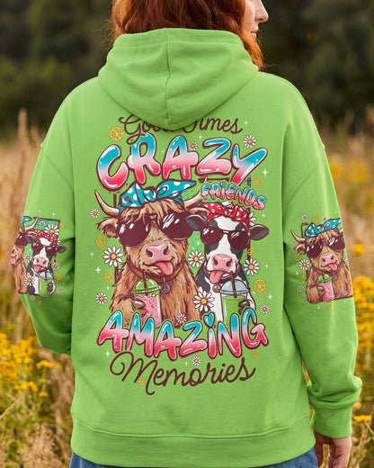 GOOD TIMES CRAZY FRIENDS COW ALL OVER PRINT - TYQY3006263