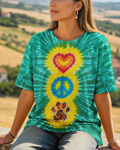 PEACE LOVE PAW ALL OVER PRINT - TYLN2204261