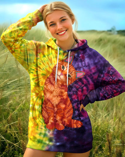 GROOVY CUTE CAT ALL OVER PRINT - TLHG2104261