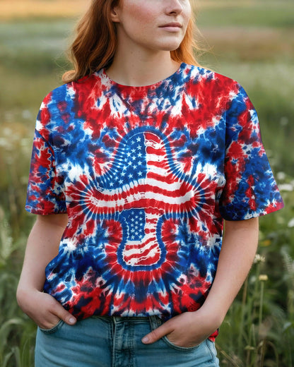 RED WHITE AND BLUE MUSHROOM ALL OVER PRINT - TYLN0104262