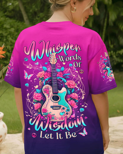 WHISPER WORDS OF WISDOM LET IT BE GUITAR ALL OVER PRINT - TYLN1704261