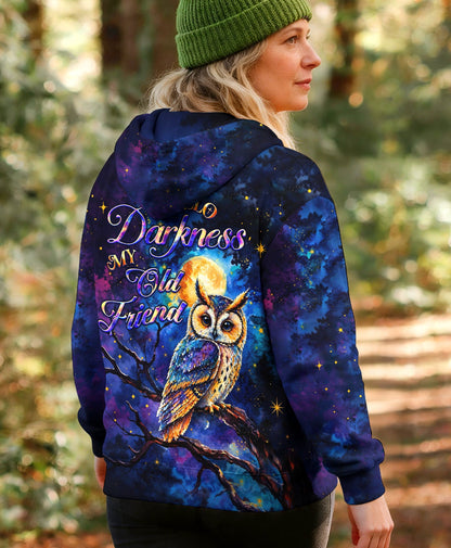 HELLO DARKNESS MY OLD FRIEND OWL ALL OVER PRINT  - TLHG2404263