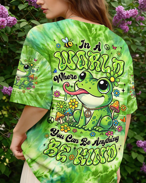 BE KIND FROG GREEN ALL OVER PRINT - TYLN2204262