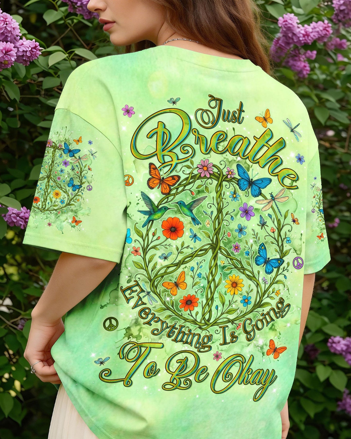 JUST BREATHE PEACE ALL OVER PRINT - TYLN1004263