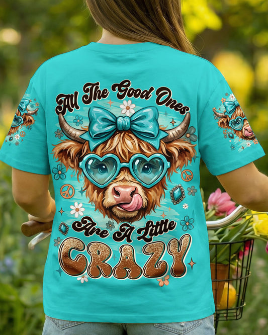 ALL THE GOOD ONES ARE A LITTLE CRAZY COW ALL OVER PRINT - TYLN1004261