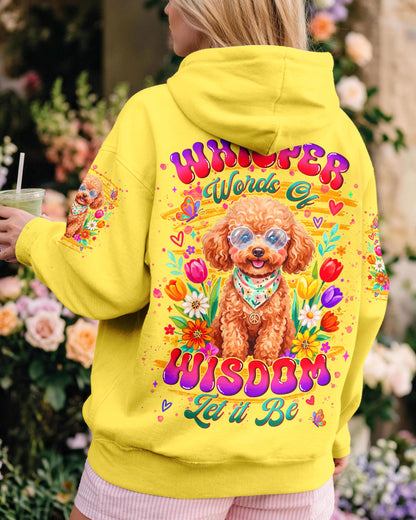 WHISPER WORDS OF WISDOM LET IT BE POODLE DOG ALL OVER PRINT - TYLN2605262