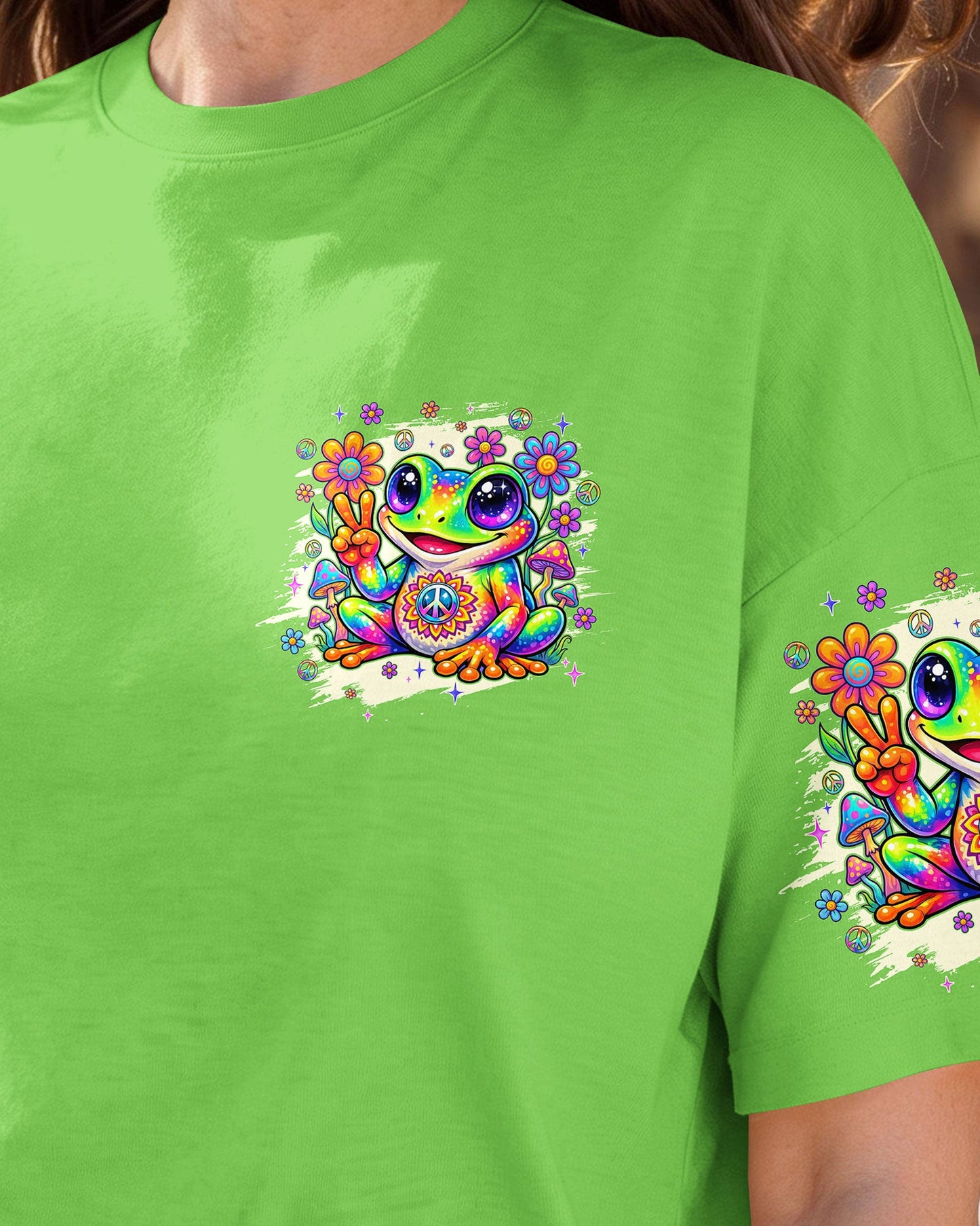 JUST BREATHE FROG ALL OVER PRINT - TYQY1605262