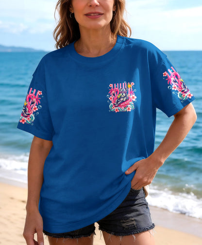 I WAS SIMPLY BORN TO DILLY DALLY SCHNAUZER DOG BEACH  ALL OVER PRINT   - TLHG1405262