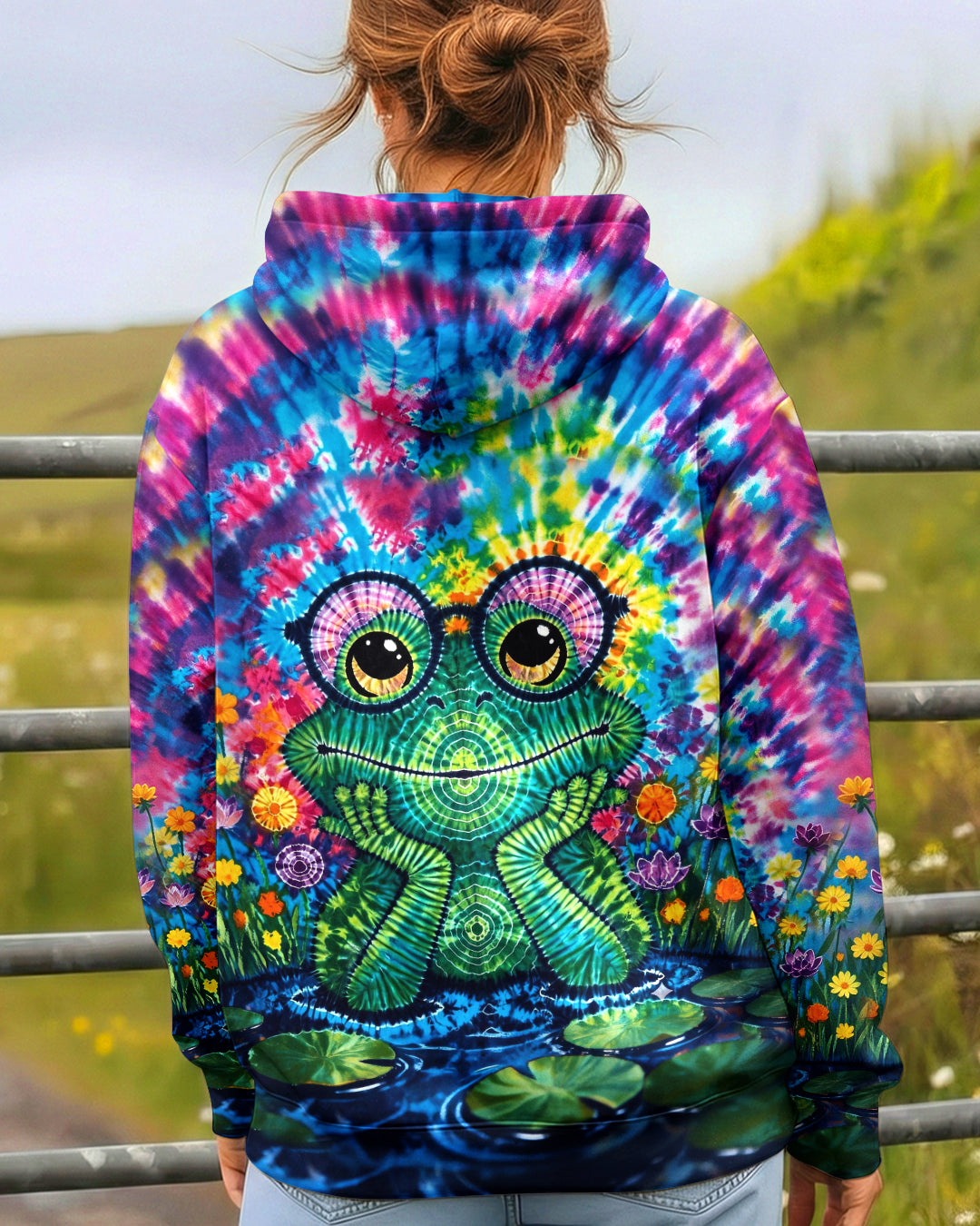 GROOVY FROG SWIRL ALL OVER PRINT - TLHG0805261
