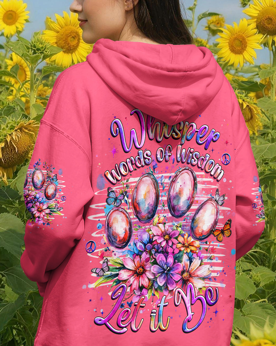 WHISPER WORDS OF WISDOM LET IT BE PAW PRINT  ALL OVER PRINT - TLHG1205261