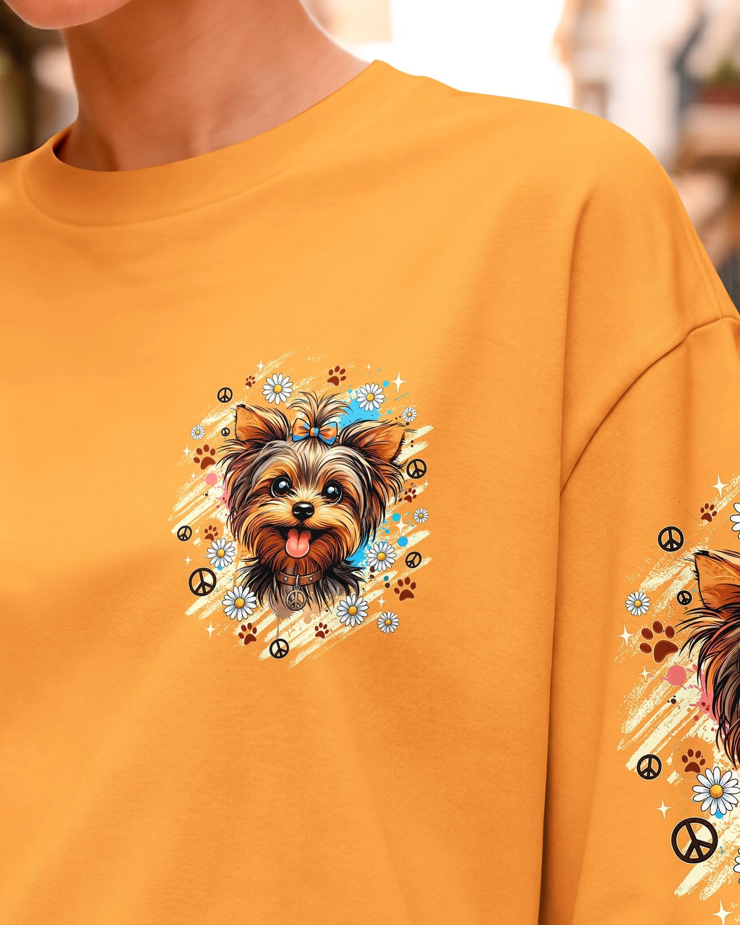I'M NOT SHOUTING YORKSHIRE TERRIER DOG ALL OVER PRINT - TYQY1805262
