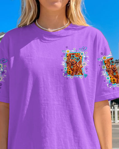 BEST DACHSHUND MOM DOG EVER ALL OVER PRINT - TY1805261