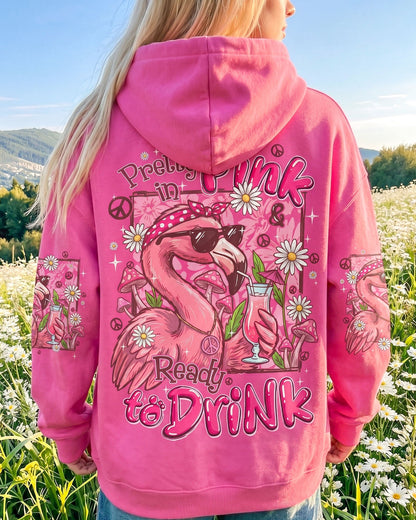 PRETTY IN PINK FLAMINGO ALL OVER PRINT - TYQY2206263