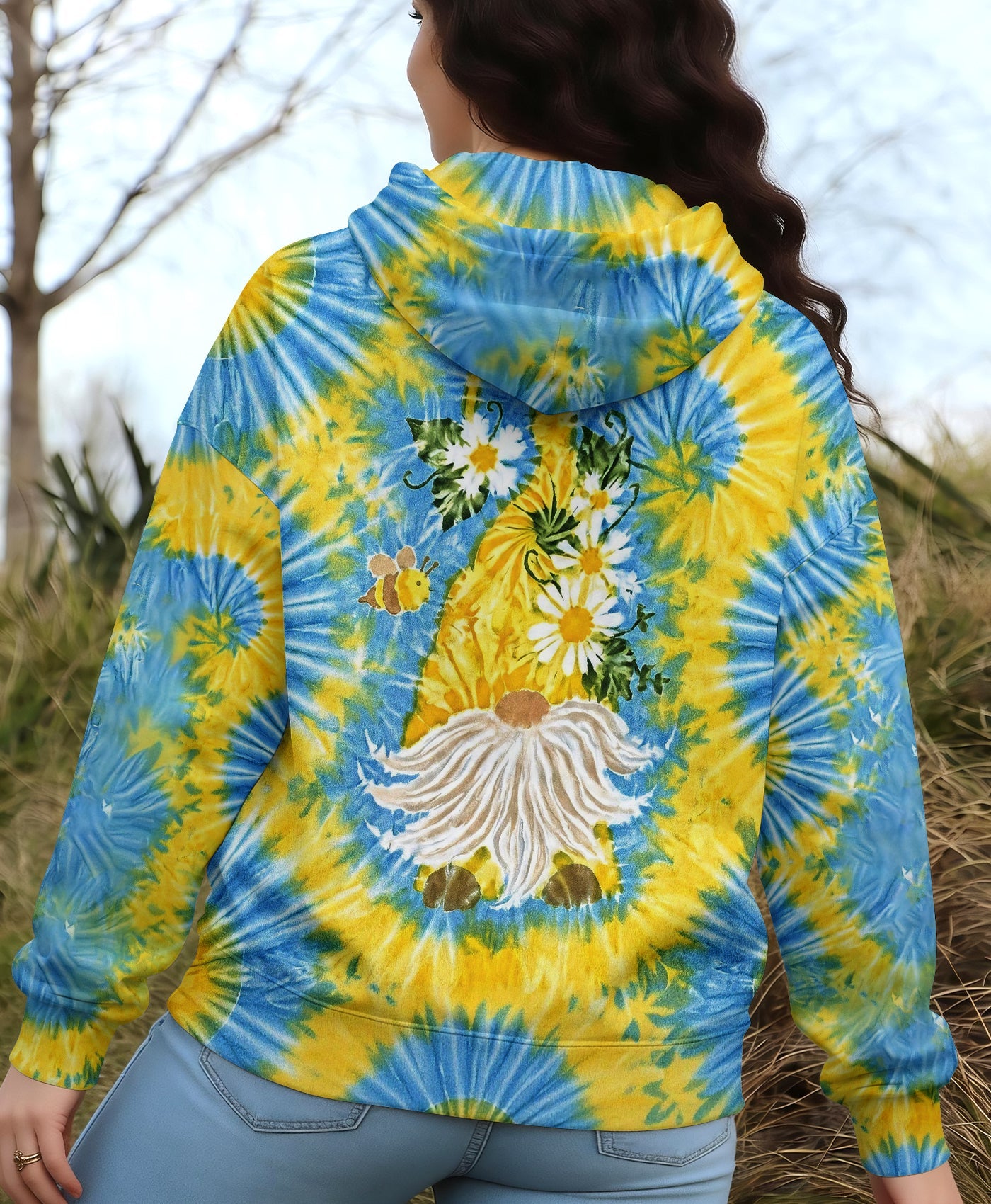 GNOME FLOWER SWIRL ALL OVER PRINT - TLHG2005261