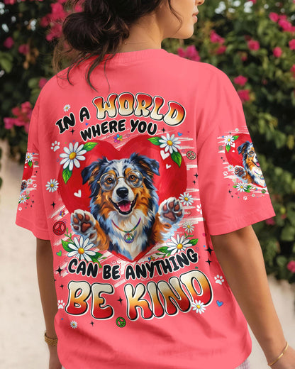 BE KIND AUSTRALIAN SHEPHERD DOG ALL OVER PRINT - TYLN0206262
