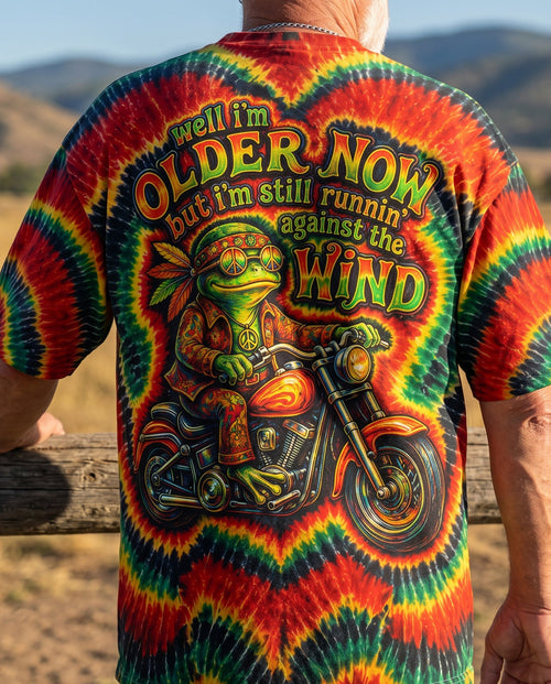 RUNNING AGAINST THE WIND FROG SWIRL ALL OVER PRINT - KMTM2304261