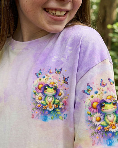 BE YOU THE WORLD WILL ADJUST FROG KIDS ALL OVER PRINT - TYQY1912232
