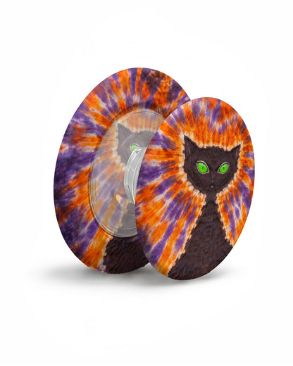 BLACK CAT PURPLE & ORANGE MAGSAFE PHONE GRIP - TLHN2404264