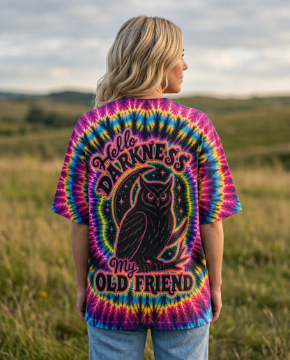HELLO DARKNESS MY OLD FRIEND SWIRL ALL OVER PRINT - KMTM0405261