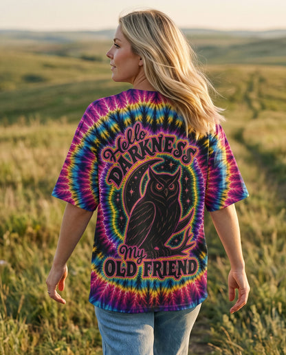 HELLO DARKNESS MY OLD FRIEND SWIRL ALL OVER PRINT - KMTM0405261