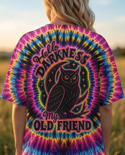 HELLO DARKNESS MY OLD FRIEND SWIRL ALL OVER PRINT - KMTM0405261
