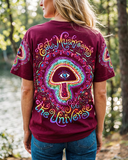EAT MUSHROOMS SEE THE UNIVERSE COSMIC ALL OVER PRINT – KM1504261