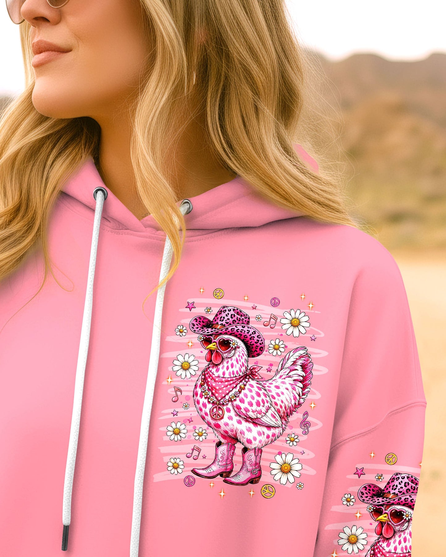 LET'S GO GIRLS HEN CHICKEN ALL OVER PRINT - TLNT2606261