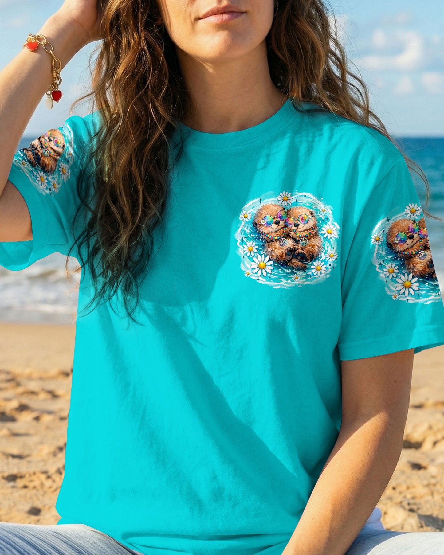 WHISPER WORDS OF WISDOM LET IT BE OTTER ALL OVER PRINT - TY1505262