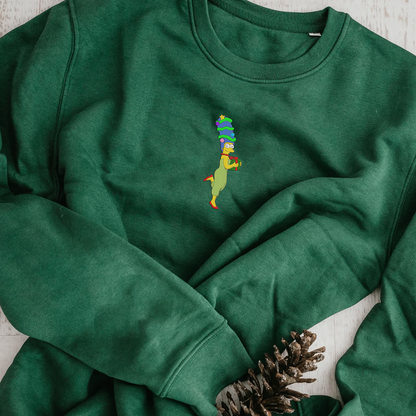 Personalized Embroidered Christmas The Simpsons Hoodie Sweatshirt T-Shirt