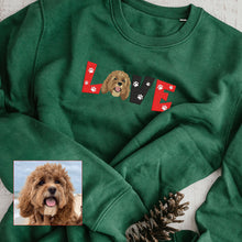 Load image into Gallery viewer, Personalized Pet Dog Cat LOVE Embroidered T-Shirt Hoodie Sweatshirt
