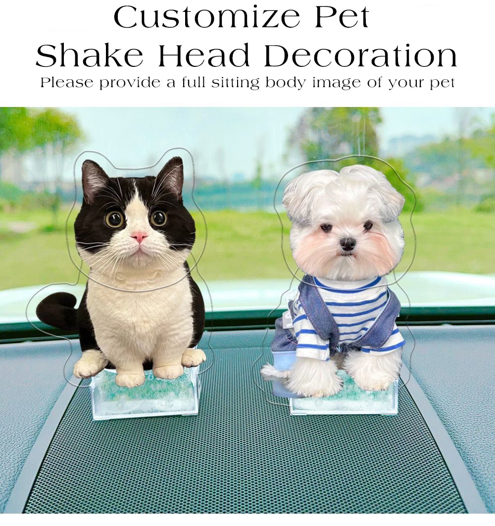 Customize Pet Shake Head Decoration