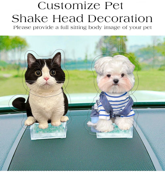 Customize Pet Shake Head Decoration