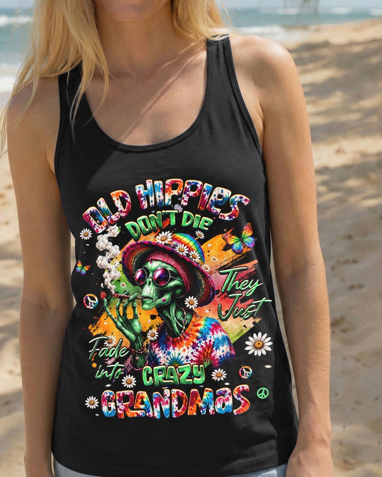 OLD HIPPIES ALIEN ALL OVER PRINT - TLHG0206263