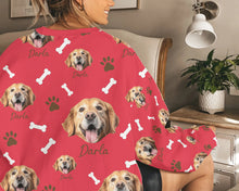 Load image into Gallery viewer, Personalized Pet Dog Cat Photo And Name Custom Sweatshirt
