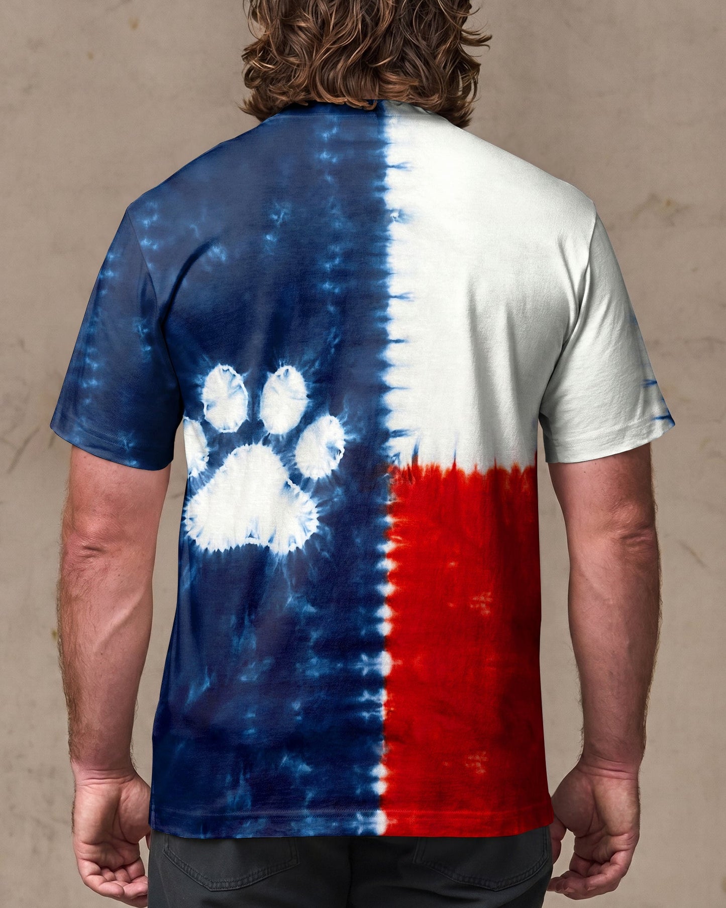 PAW PRINT TEXAS PATTERN ALL OVER PRINT   - TLTW1206263