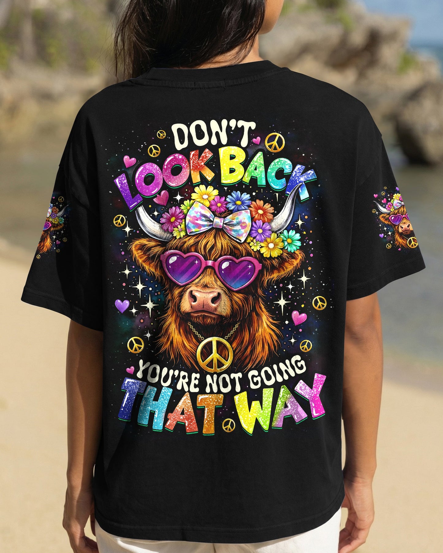 DON'T LOOK BACK COW ALL OVER PRINT - TYQY1505261