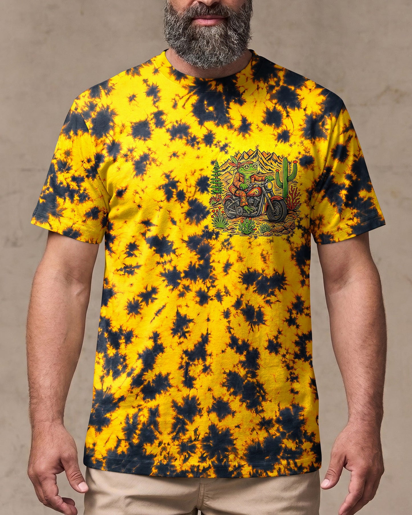 WELL I'M OLDER NOW HIPPIE FROG ALL OVER PRINT - RI2606261