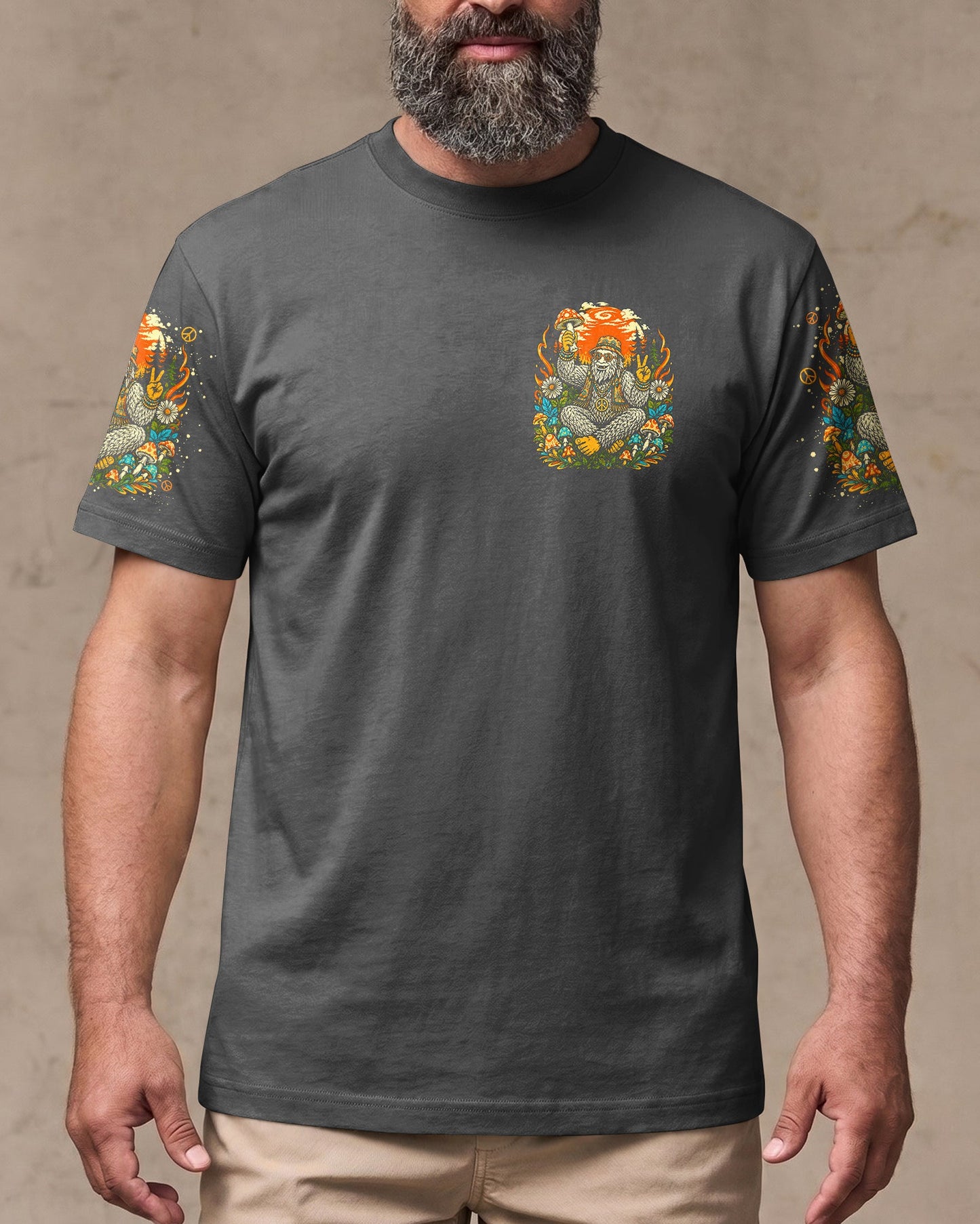 OLD HIPPIES BIGFOOT RETRO ALL OVER PRINT  - TLNO0506262