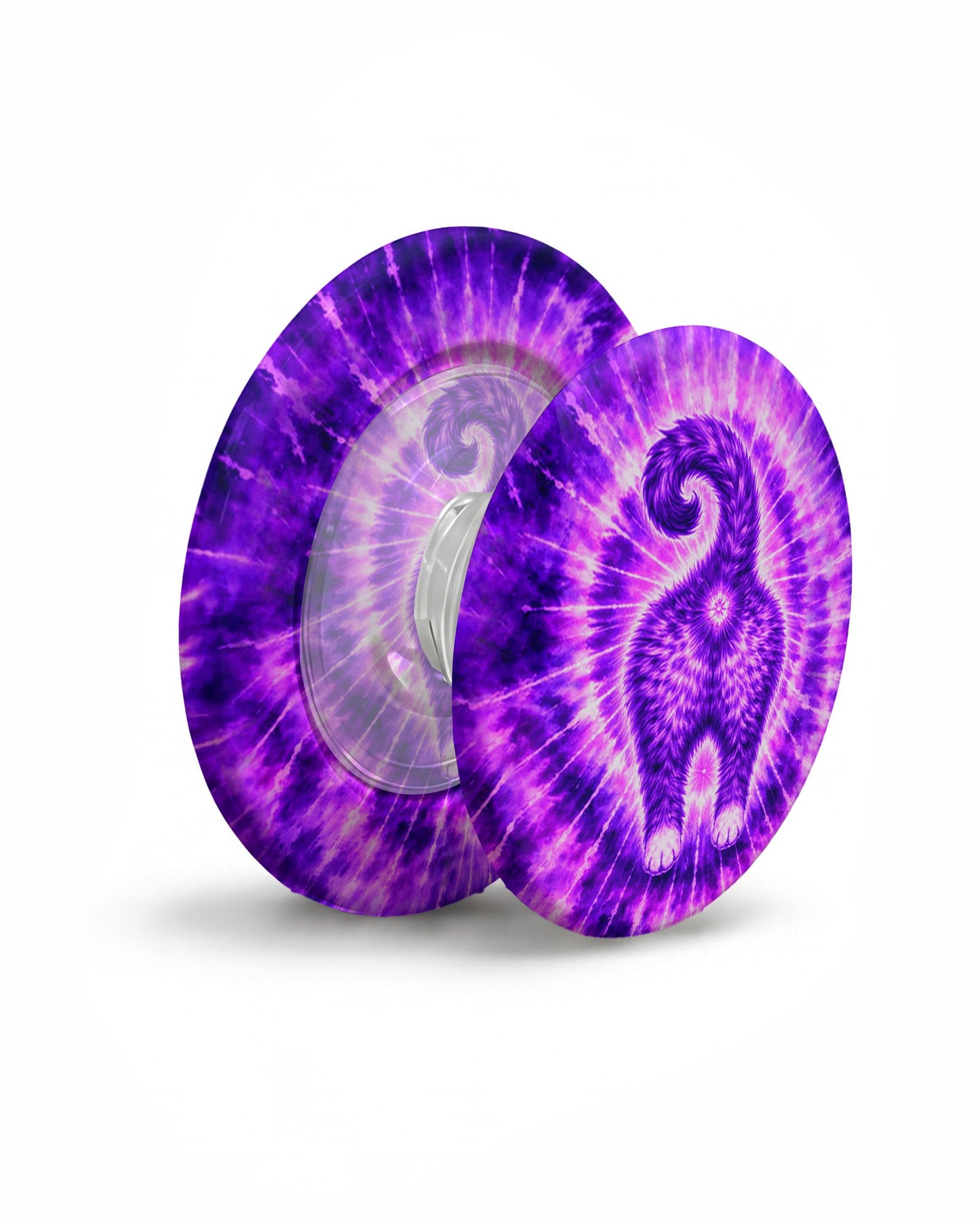 CAT PURPLE SWIRL MAGSAFE PHONE GRIP - TLHN1504263