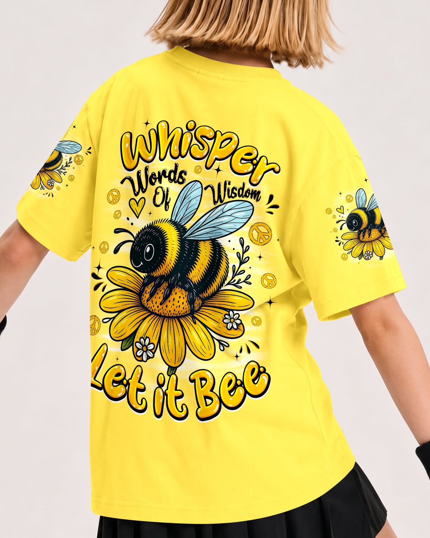 WHISPER WORDS OF WISDOM LET IT BEE KIDS ALL OVER PRINT - TYQY1106262