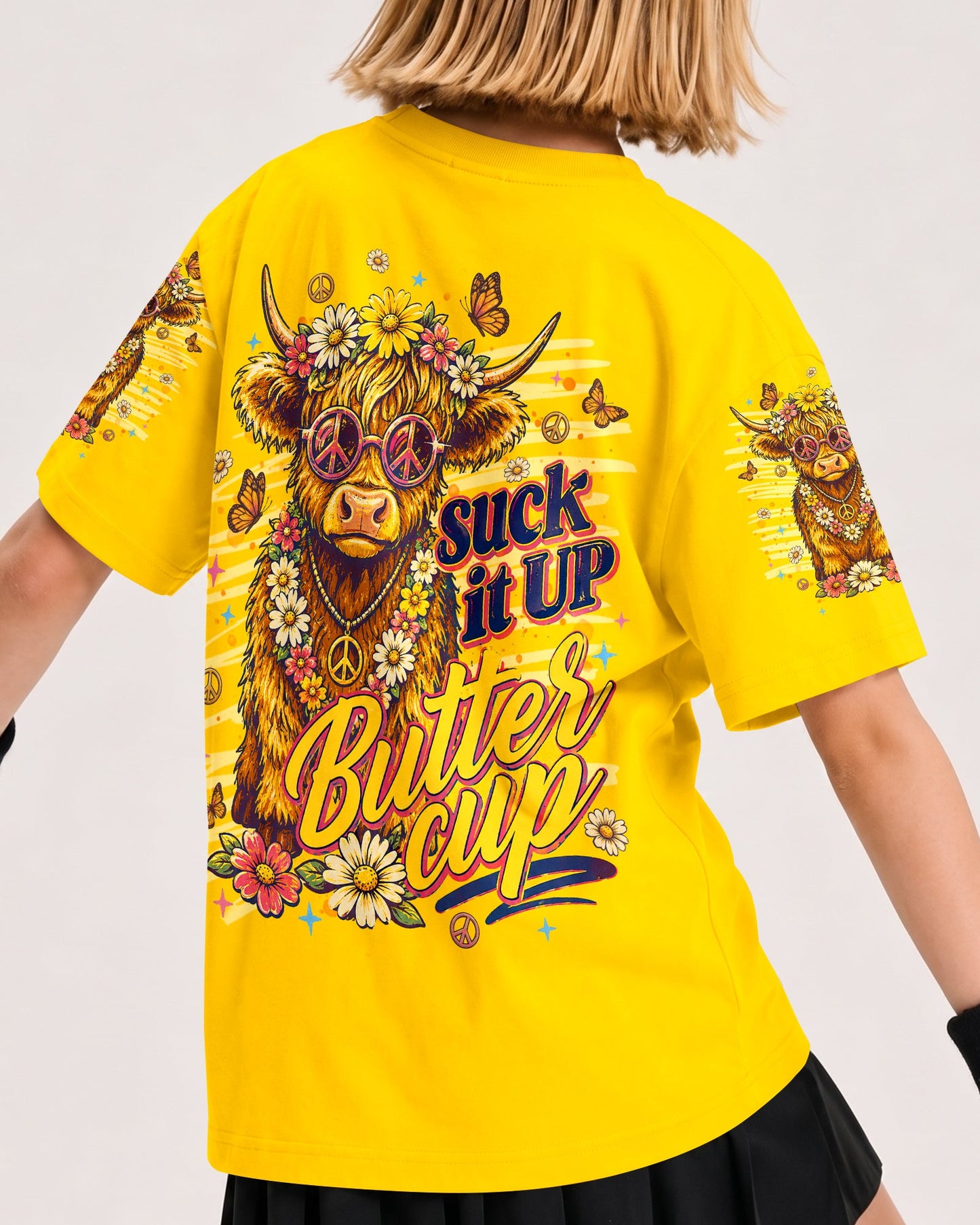 SUCK IT UP BUTTERCUP COW KIDS ALL OVER PRINT - TLNT0806262