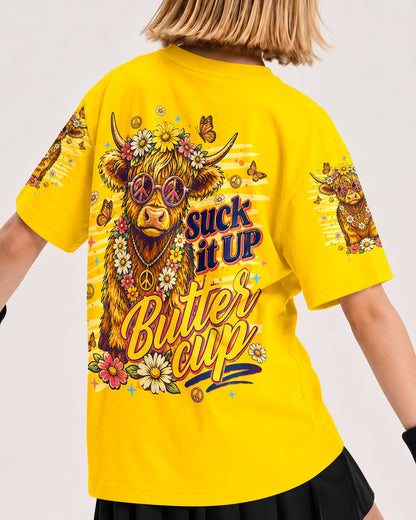 SUCK IT UP BUTTERCUP COW KIDS ALL OVER PRINT - TLNT0806262