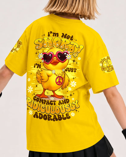 I'M NOT SHORT DUCK HIPPIE KIDS ALL OVER PRINT - TYPQ1206262