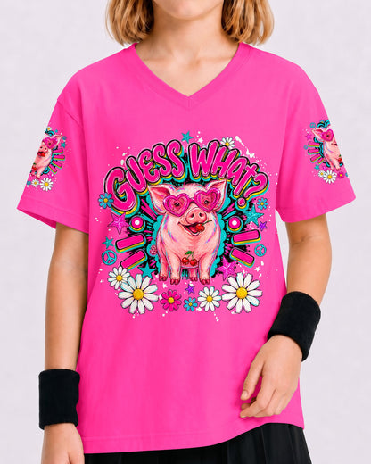 GUESS WHAT PIG KIDS ALL OVER PRINT - TLNO2205261