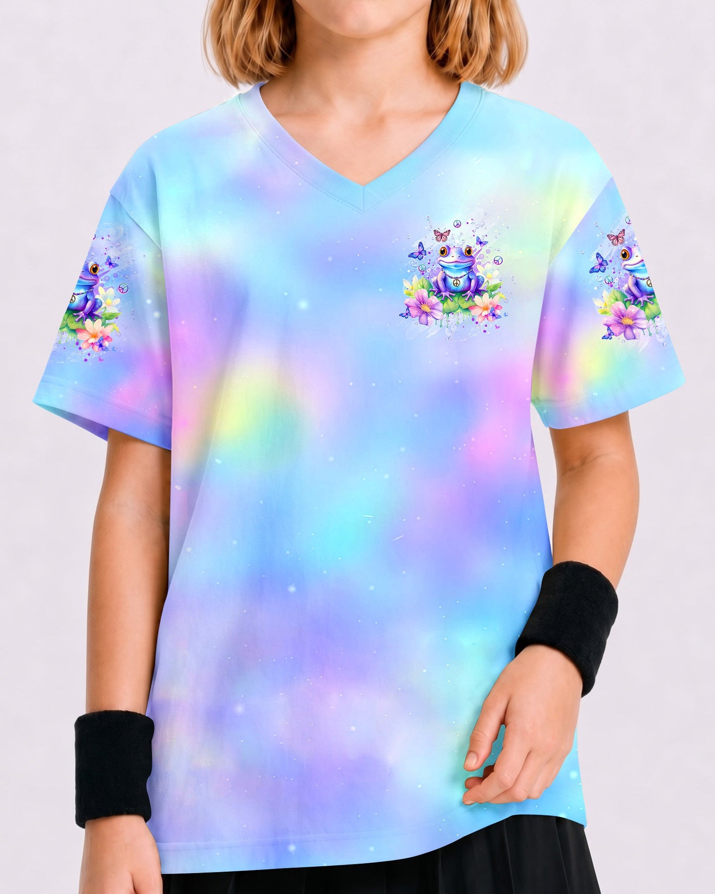 BE YOU THE WORLD WILL ADJUST FROG KIDS ALL OVER PRINT - YHDU1812237