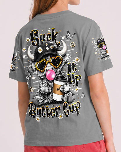 SUCK IT UP BUTTERCUP COW KIDS ALL OVER PRINT  - TLHN0806264