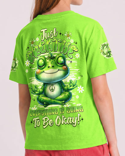 JUST BREATHE FROG KIDS ALL OVER PRINT - TYQY0506262